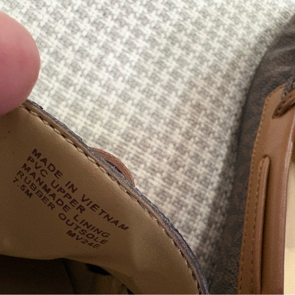 Michael Kors Dark Brown Loafers with Bow Detail - Picture 6 of 6